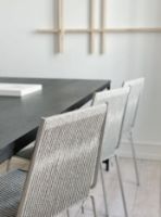 Billede af Thorup Copenhagen Noel Wool Chair SH: 46 cm - Stål/Grå