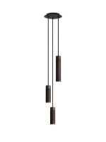 Billede af Thorup Copenhagen Patrone Pendant Cluster 3-Light Ø: 22 cm - Bruneret Messing