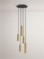 Billede af Thorup Copenhagen Patrone Pendant Cluster 5-Light Ø: 33 cm - Messing