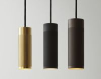 Billede af Thorup Copenhagen Patrone Pendel H: 20 cm - Sortbruneret Messing