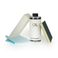 Billede af Bruunmunch Plejesæt til Massiv Træ 250ML - Hvidolie