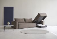 Billede af Innovation Living Newilla Sofa Bed With Lounger 530 L: 337 cm - Taupe