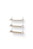 Billede af New Works Wall Shelf 900 90x83,5 cm - Oak/White