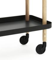 Billede af Normann Copenhagen Block Rullebord H: 64 cm - Sort