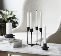 Billede af Normann Copenhagen Heima 4-Armet Lysestage - Sort