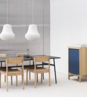 Billede af Normann Copenhagen Timb Stol SH: 46 cm - Polstret Tan / Camel