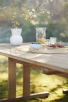 Billede af FDB Møbler M17 Ermelunden Havebord 190x70x89,5 - Termoask/Olieret 