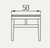 Billede af FDB Møbler M10 Sammen 3 pers. Havebænk L185,5 cm - Massiv Teak/Natur  