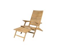 Billede af Cane-line Outdoor Flip Dækstol SH: 37 cm - Teak