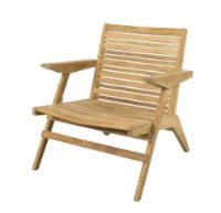 Billede af Cane-line Outdoor Flip Loungestol SH: 38 cm - Teak