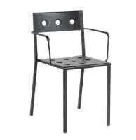 Billede af HAY Balcony Armchair SH: 46 cm - Anthracite