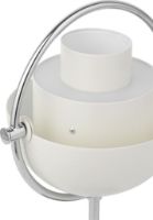 Billede af GUBI Multi-Lite Portable Lampe H: 30 cm - Chrome/White Semi Matt