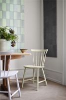 Billede af FDB Møbler J46 Poul M. Volther Stol SH: 45 cm - Grøn/Roots/Malet Bøg