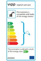 Billede af Vipp 524 Væglampe Spot Ø: 11 cm - Sort