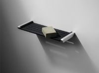 Billede af Vipp 6 Brusehylde L. 30,1 cm - Sort/Rusfrit Stål