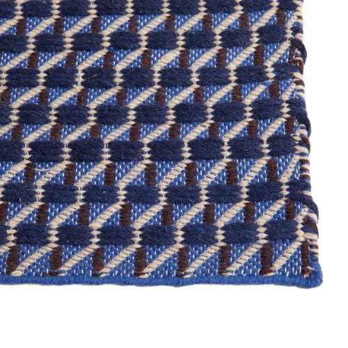 HAY Channel Rug 170x240 cm - Blue/White