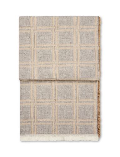 Elvang Dahlia Plaid 130x180 cm - Brown
