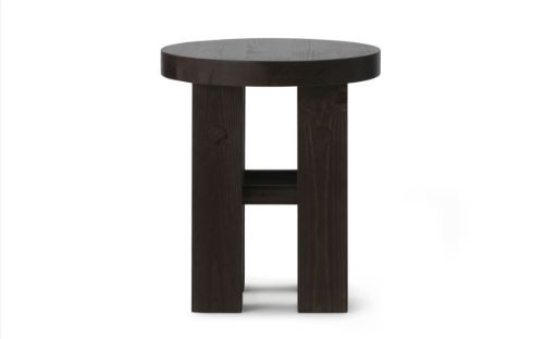 Normann Copenhagen Fyr Skammel H: 45 cm - Mørkebrun