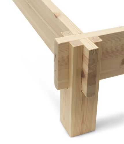 Normann Copenhagen Notch Sengeramme 180x200 cm - Fyrretræ