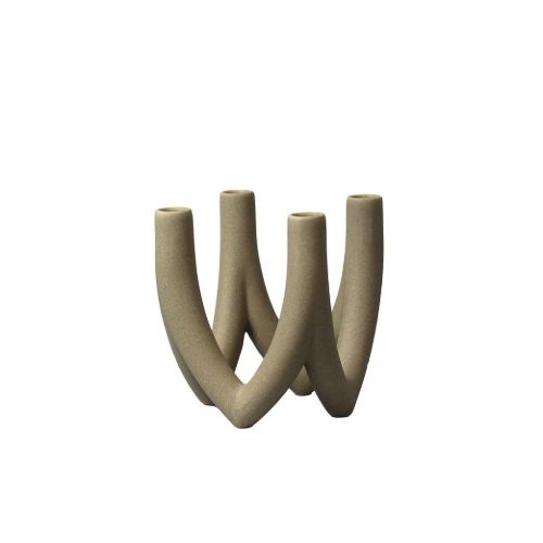 Ro Collection Chandelier Four Armed B: 14 cm - Light Stone