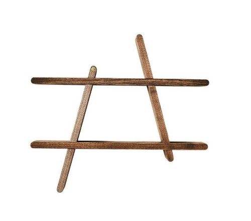 Andersen Furniture A Shelf Medium 52x46x9 cm - Smoked Ash