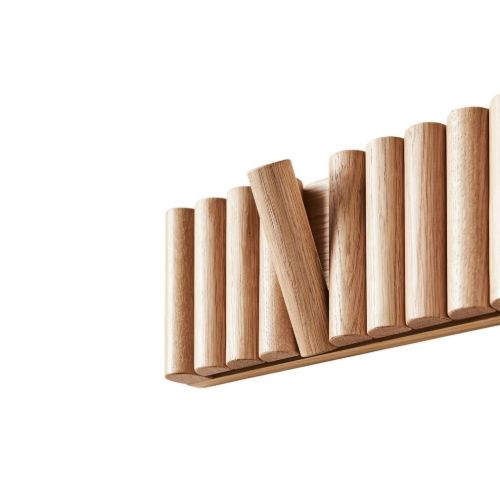 Andersen Furniture Mono Coat Rack L: 59 cm - Eg/Hvidpigmenteret Mat Lak