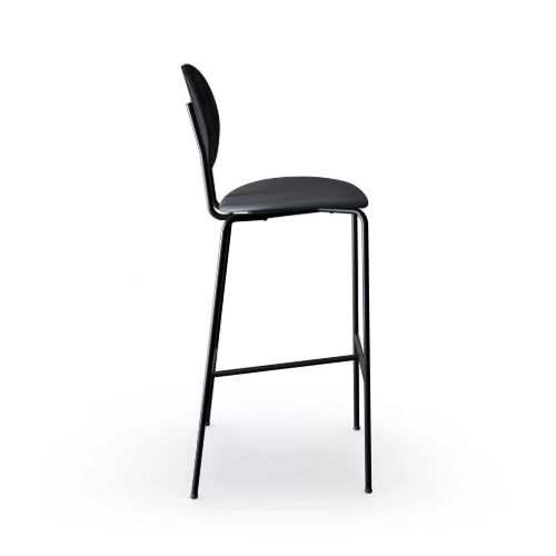 Sibast Furniture Piet Hein Bar Chair  Black - Black Oak/Dunes Anthrazite