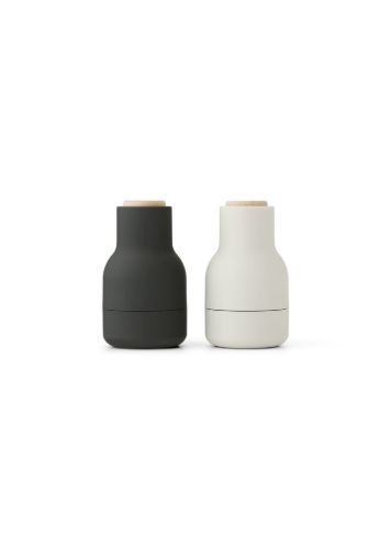 Audo Copenhagen Bottle Grinder Small 2-Pack H: 11,5 cm - Ash/Carbon/Beech