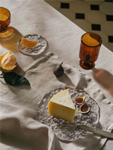 Ferm Living Oli Wine Glass Ø: 7 cm - Amber