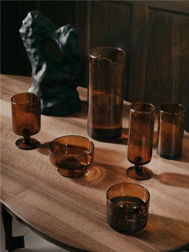 Ferm Living Oli Dessert Cup Ø: 10 cm - Amber