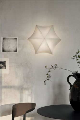Ferm Living Poem Ceiling/Wall Lamp Ø: 60 cm - White/Cashmere