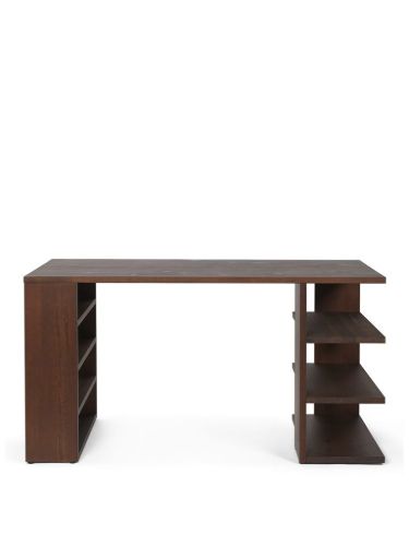 Ferm Living Edre Desk 137x65 cm - Dark Stained Pine 