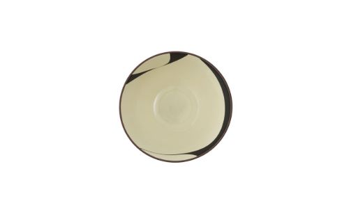 Normann Copenhagen Line Skål Ø: 15 cm - Sort/Creme