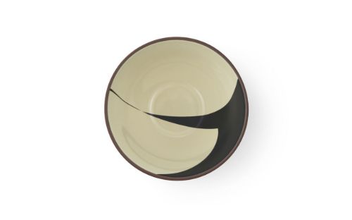 Normann Copenhagen Line Skål Ø: 23 cm - Sort/Creme