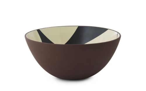 Normann Copenhagen Line Skål Ø: 30 cm - Sort/Creme
