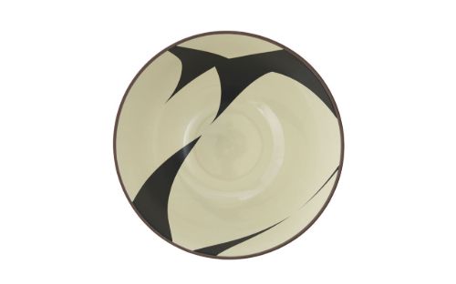 Normann Copenhagen Line Skål Ø: 30 cm - Sort/Creme