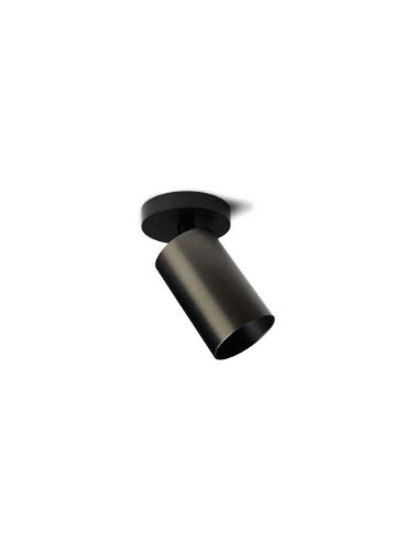 ANTIDARK SpotOn Circle1 Væg/loftlampe Ø: 8 cm - Black/Titanium