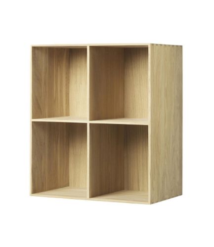 FDB Møbler B98 Bogkasse 54x72 cm - Lakeret Eg 