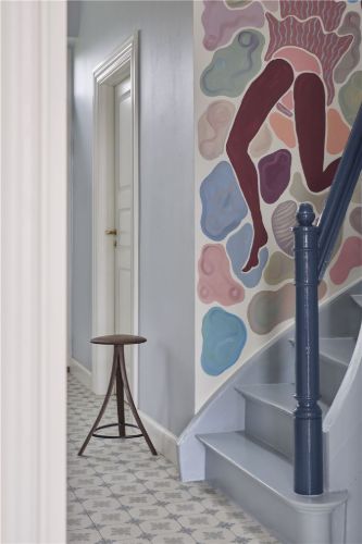 RO Collection Clover Stool H: 55 cm - Smoked Oak