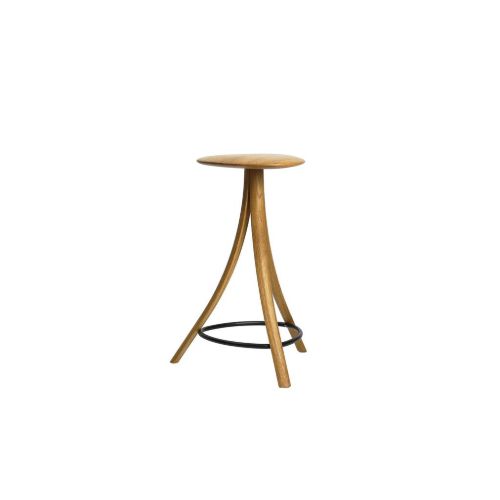 RO Collection Clover Stool H: 55 cm - Oiled Oak