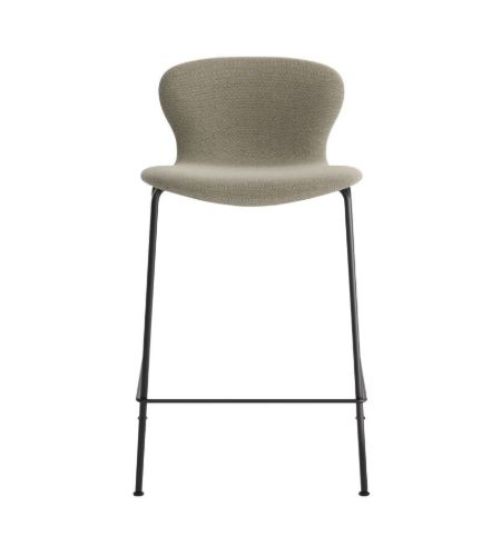 Bruunmunch PLAYchair Counter LowBack Fully Upholstered  - Re-Wool 218/Black