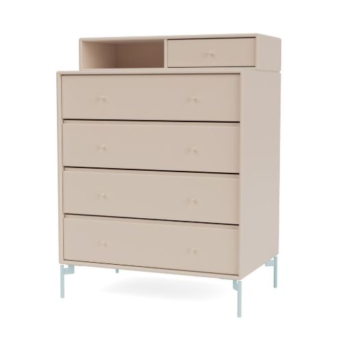 Montana Selection Keep Kommode med ben 69,6x82,2x46,8 cm - 168 Clay/ Brass