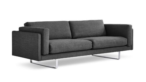 Erik Jørgensen EJ 280 2 Pers. Sofa 100 L: 240 cm - Bardal 160/Børstet Krom