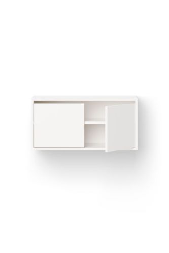 New Works Cabinet Low w. Doors 38,4x79 cm - White