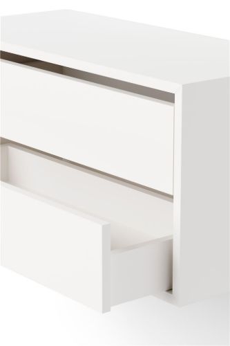 New Works Cabinet Low w. Drawers 38,4x79 cm - White
