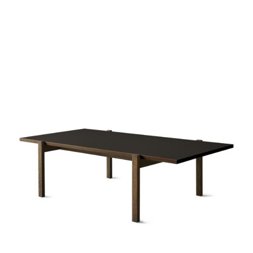 Eberhart Furniture Eugene Sofabord 70x125 cm - Iron Linoleum/Mørk Egetræ