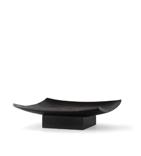 Audo Copenhagen Relevé Platter Ø: 40 cm - Dark Brown 