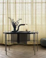 Billede af GUBI TS Desk 120x60 cm - Polished Steel/Black Marquina Marble