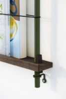 Billede af Moebe Magazine Shelving 123x85 cm - Smoked Oak/Pine Green