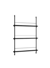 Billede af Moebe Magazine Shelving 123x85 cm - Black/Black